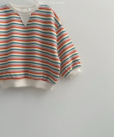 【minirobe】Rainbow sweatshirt