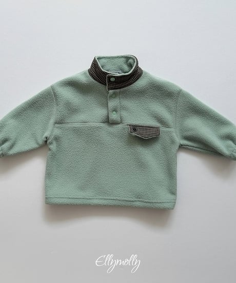 【ellymolly】Pommely High Neck Sweatshirt