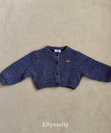 【ellymolly】Muffin Wool Cardigan