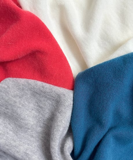 【minirobe】angora mock neck tee