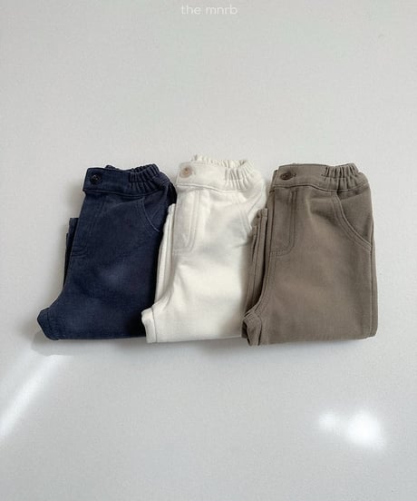 【minirobe】Winter basic straight pants