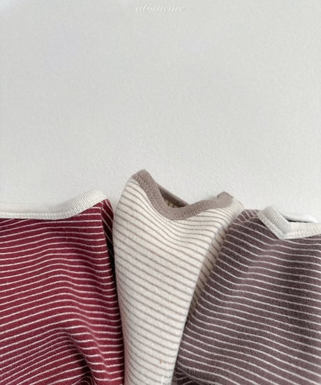 【atomeme】Arden Stripe T