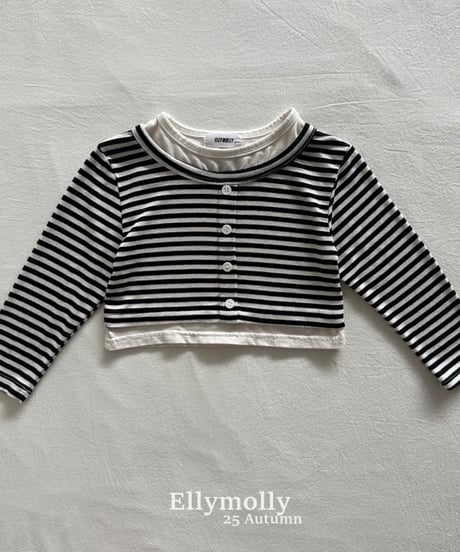 【ellymolly】Pepe Layered T-Shirt