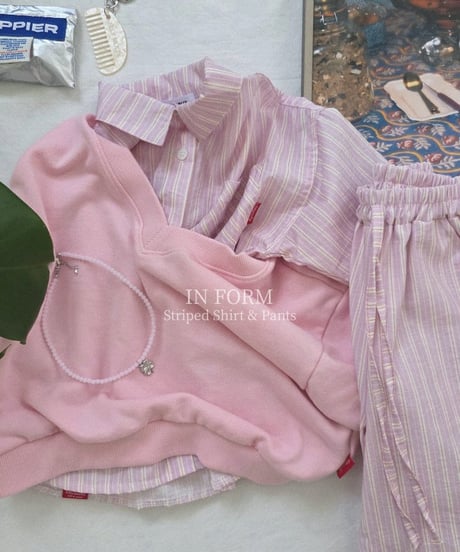 【ellymolly】Clear-style-shirt