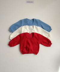 【digreen】Deep U-Neck Sweatshirt