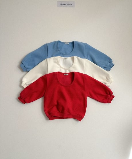 【digreen】Deep U-Neck Sweatshirt