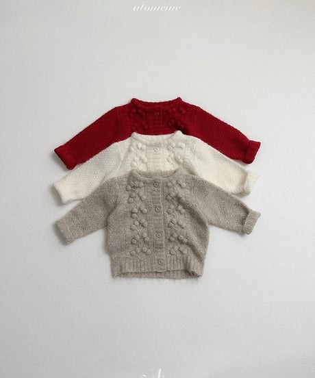 【atomeme】Winter Berry Cardigan