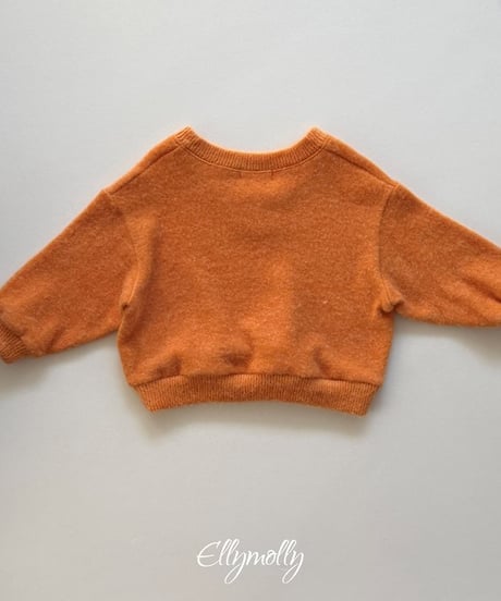 【ellymolly】Chic Brush V-Neck Knit