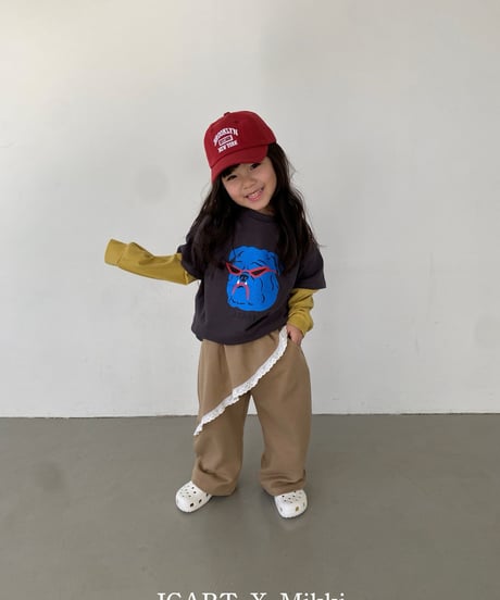 【mikki】Half t T-shirt