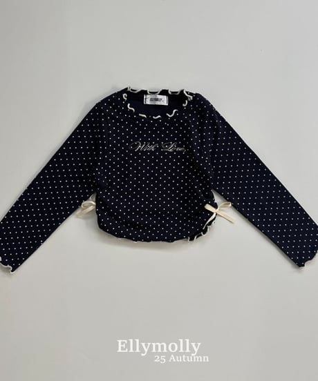 【ellymolly】Top of Dot T-Shirt