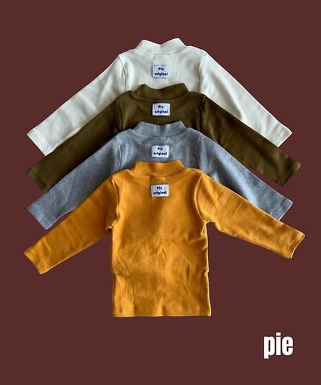 【pie】Cheese Mock Neck Tee