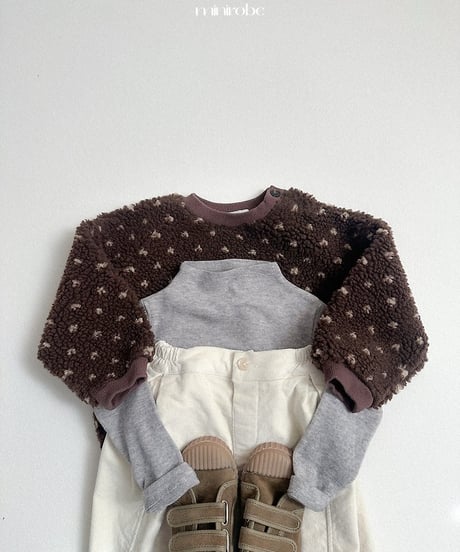 【minirobe】Multi Dumble Sweatshirt