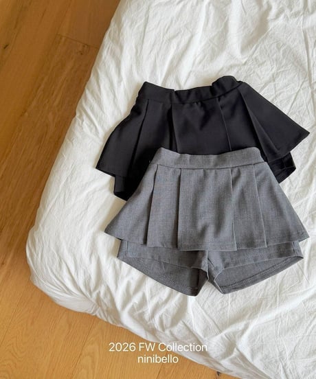 【ninibello】Rose Pleats Skirt