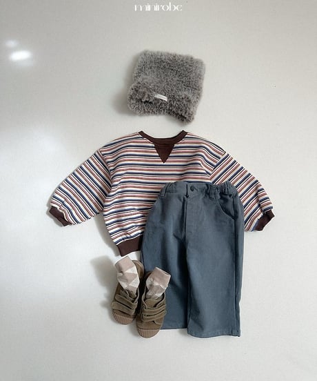 【minirobe】Rainbow sweatshirt