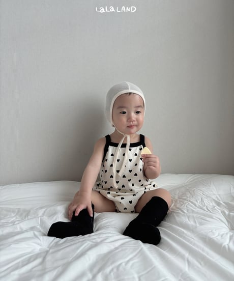 【lalaland】bebe heart dot suit
