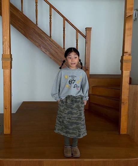 【cantuccistudio】Camo Long Skirt