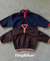 【tiny hiker】Petit Dot Fleece Tee