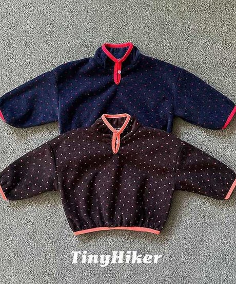 【tiny hiker】Petit Dot Fleece Tee