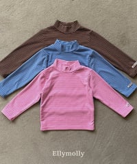 【ellymolly】Mu Stripe Turtleneck
