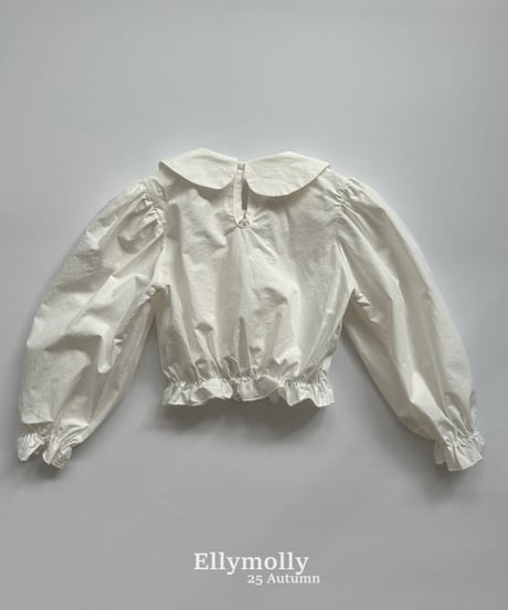 【ellymolly】Sugar Round Collar Blouse