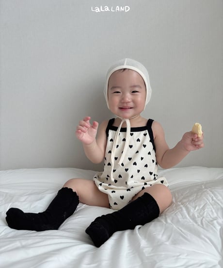 【lalaland】bebe heart dot suit