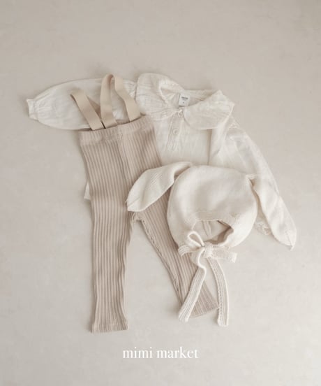 【mimi-maket】Cozy rib pants