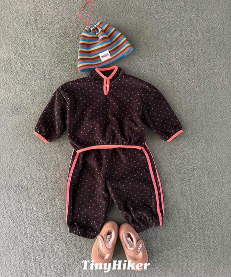 【tiny hiker】Petit Dot Fleece Pants