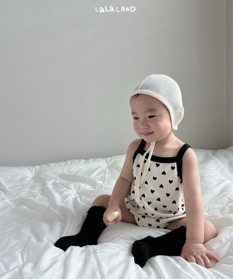 【lalaland】bebe heart dot suit