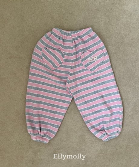 【ellymolly】Gray Heart Jogger Pants
