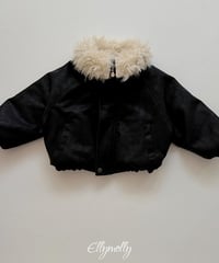 【ellymolly】Big Collar Shearling Jacket