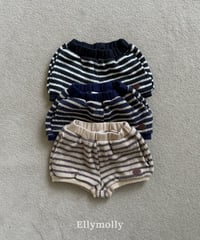 【ellymolly】Woolly Stripe Shorts