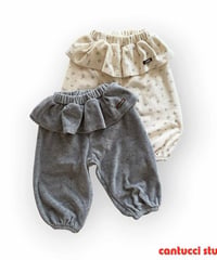【cantuccistudio】Lavender Skirt Pants (Velour)