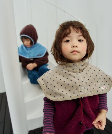 【hans】Stripe Frill Turtleneck Tee