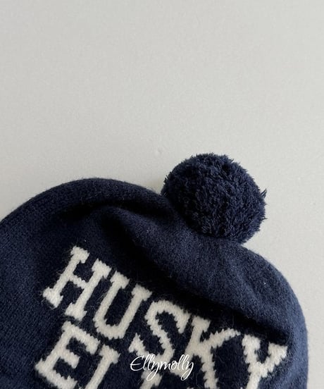 【ellymolly】Husky Pom Beanie