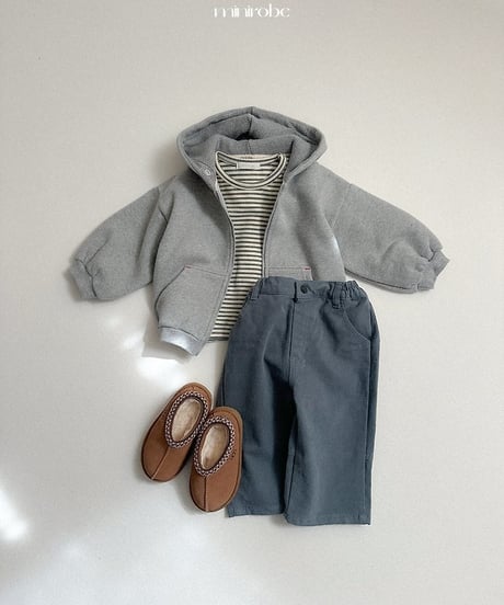 【minirobe】Yoyo Striped T-Shirt