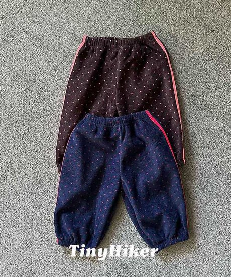 【tiny hiker】Petit Dot Fleece Pants