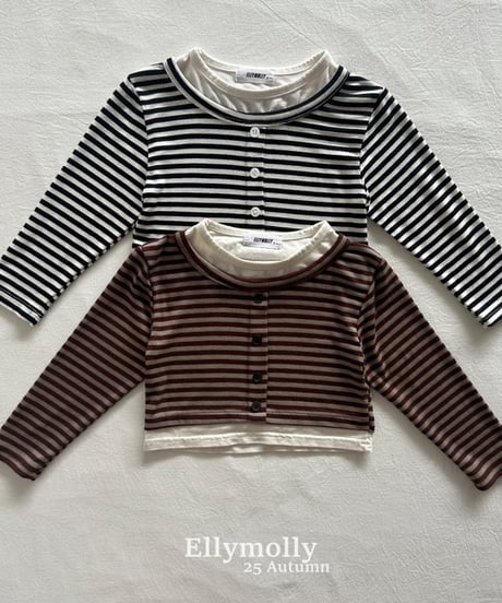 【ellymolly】Pepe Layered T-Shirt