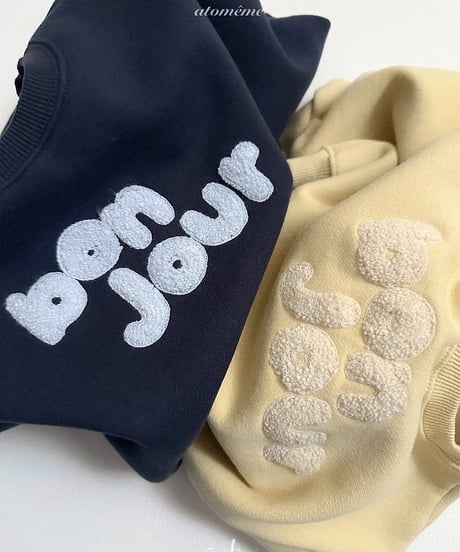 【atomeme】Bonjour Sweatshirt