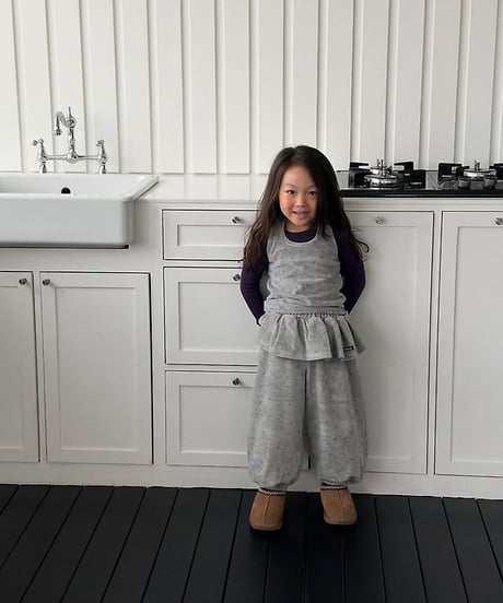 【cantuccistudio】Lavender Skirt Pants (Velour)