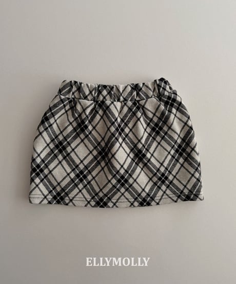 Slash Check Skirt
