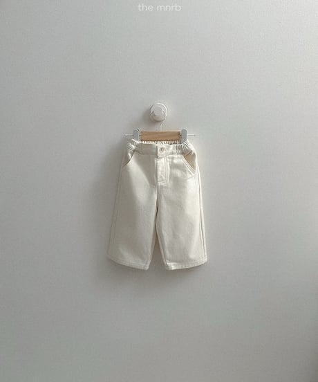 【minirobe】Winter basic straight pants