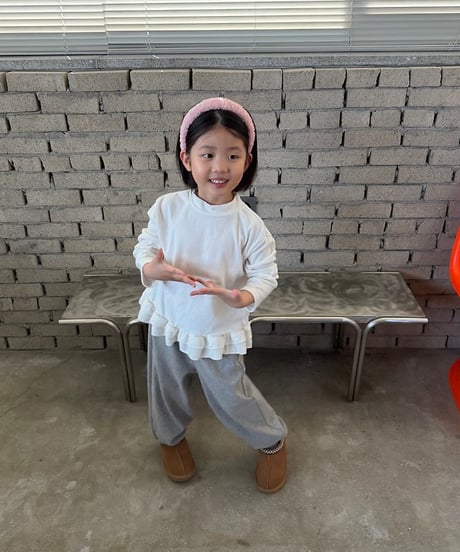 【pie】Peach Frill Tee