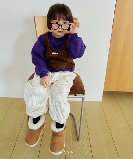 【hans】Best Shoe Fleece Pants