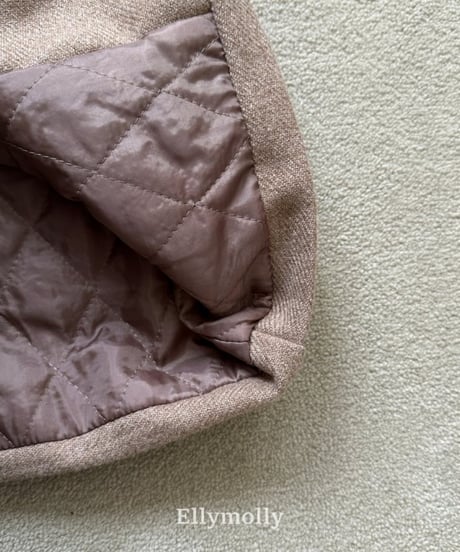 【ellymolly】Fine Long Wool Coat