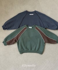 【ellymolly】Triple Line Sweatshirt