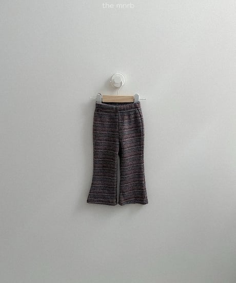 【minirobe】Soboro Flared Pants