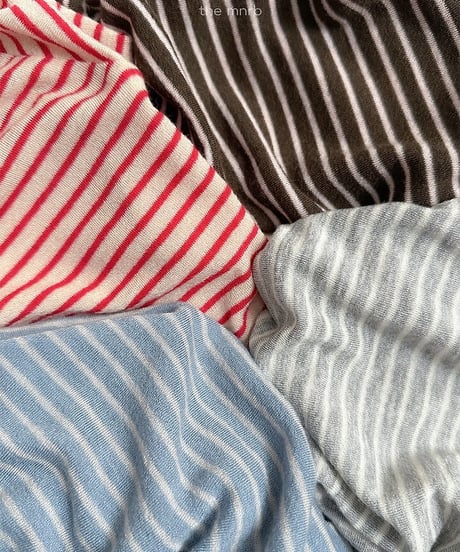 【minirobe】Merry mock neck tee