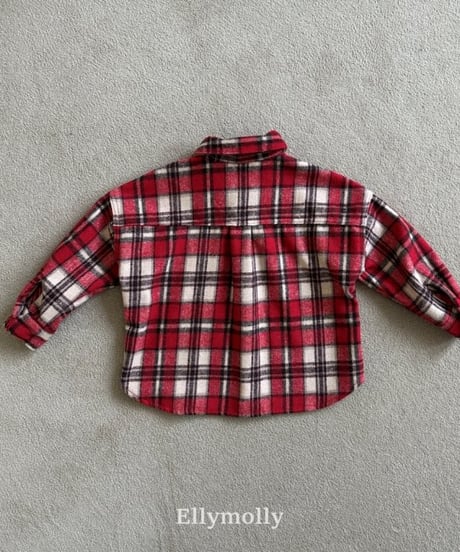 【ellymolly】Merry Check Shirt