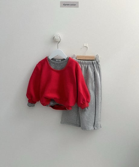 【digreen】Deep U-Neck Sweatshirt