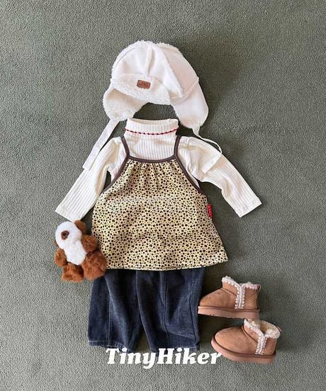 【tiny hiker】Dot Earflap Cap